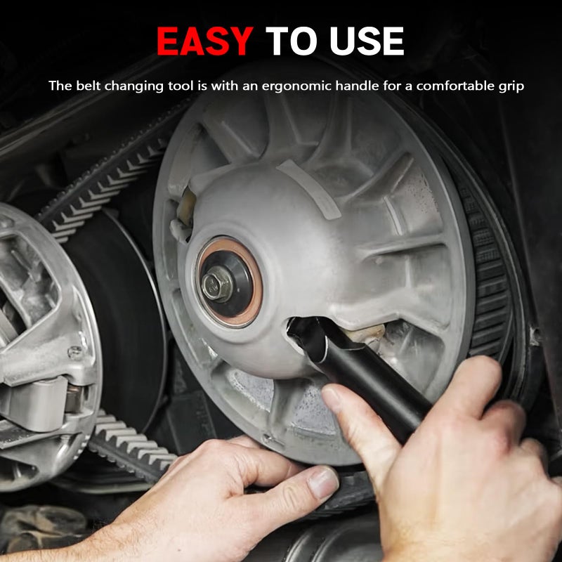 UNIGT Belt Changing Tool with Clutch Cover Removal Tool Kit Compatible with Polaris RZR 800 900 S 1000 XP XP4 General 1000 - Combo Package - Image 5